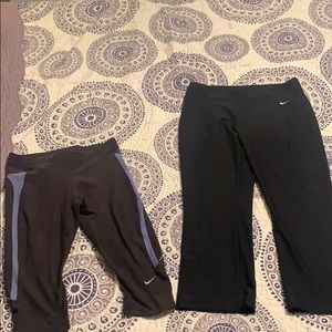 Nike running capris size medium dry fit